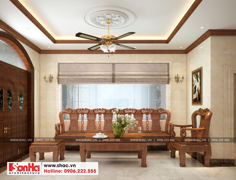 thiết kế phòng khách đẹp bằng gỗ chi phí đầu tư hợp lý
