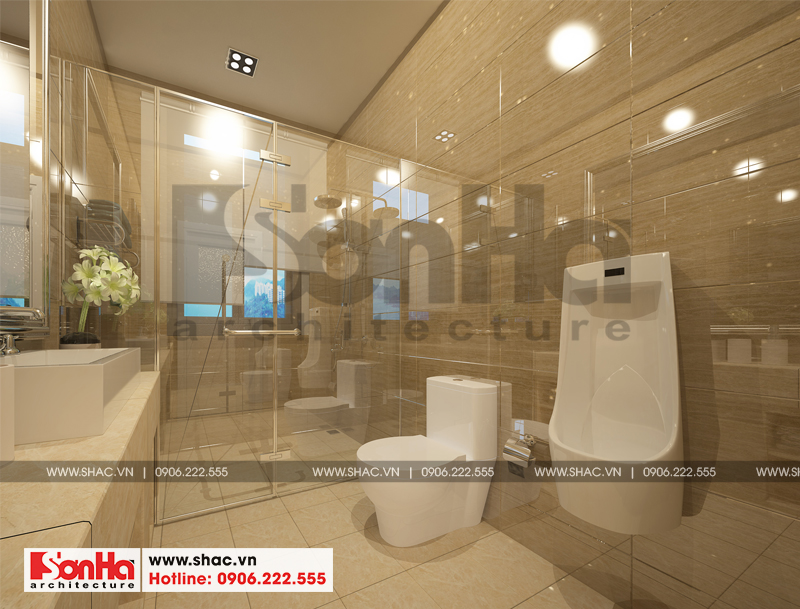 thiết kế và bày trí nội thất phòng tắm vệ sinh khép kín cho nhà phố